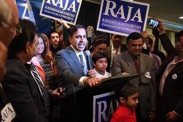 Indian-American, Raja Krishnamoorthi elected to US House of Representatives!