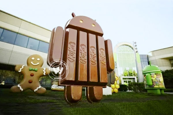 New Android version named 'KitKat'